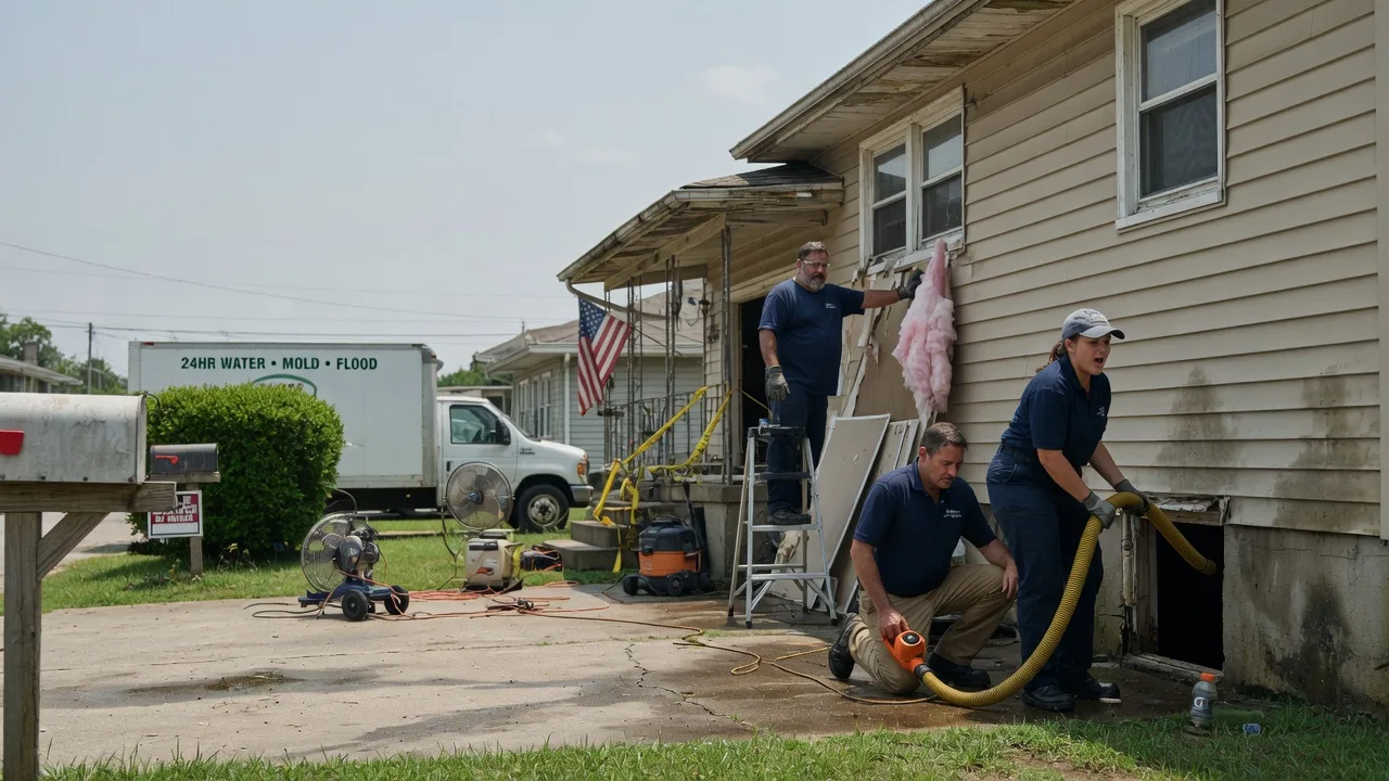 Water Damage Repair in Wellington, IL near me